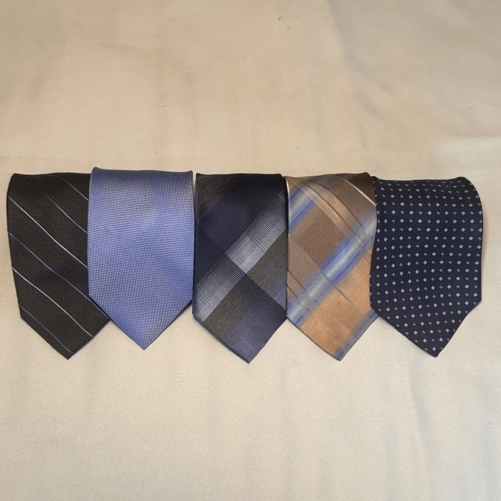 Michael Kors & more Men's Tie Collection - Blue and Tan Hues